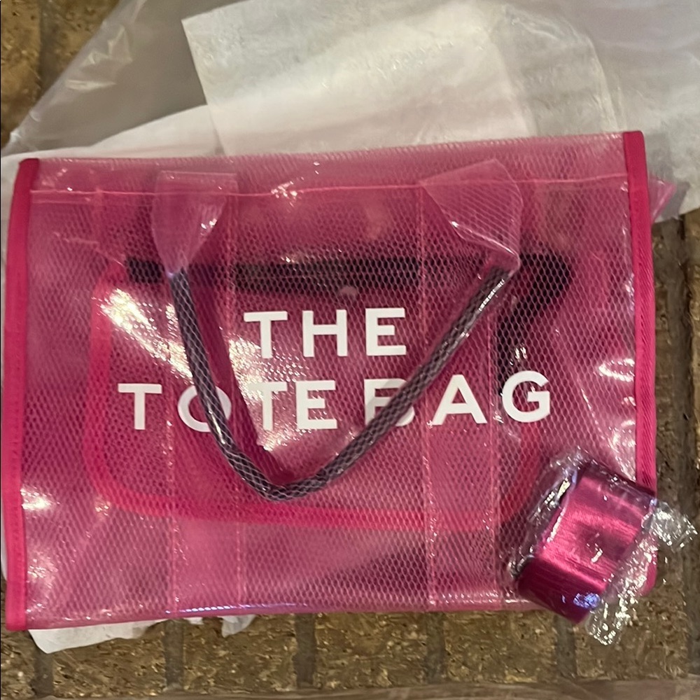 Pink Tote Bag